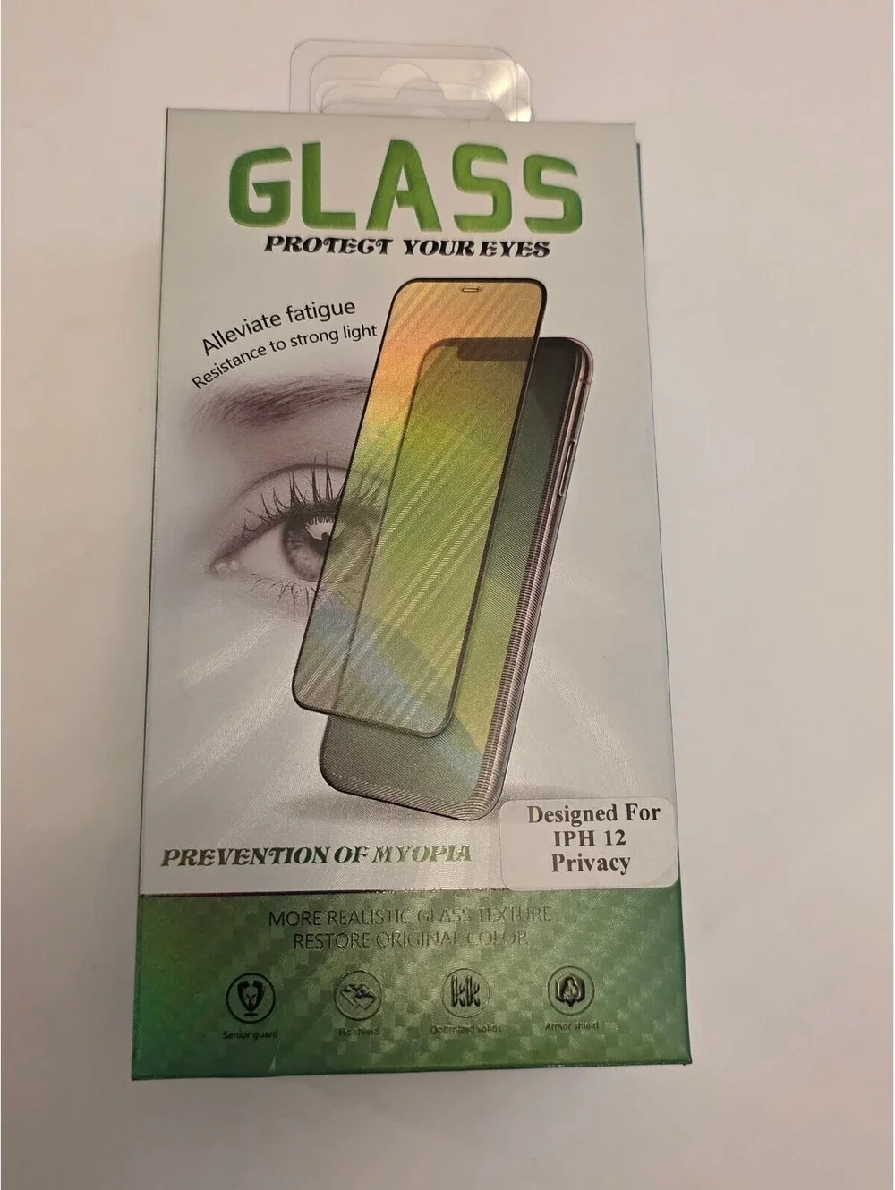 Privacy Screen Protector Tempered Glass for iPhone 12